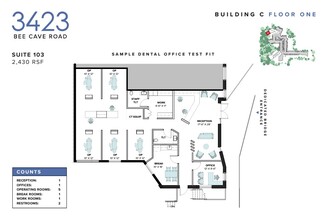 3423 Bee Caves Rd, Austin, TX for lease Floor Plan- Image 1 of 2