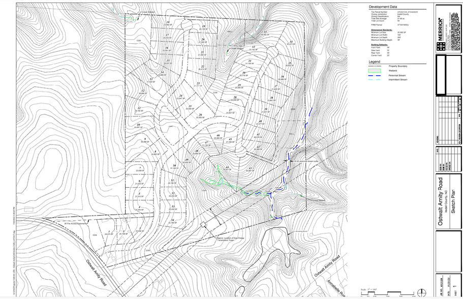 603 Ostwalt Amity Rd, Troutman, NC for sale - Site Plan - Image 1 of 8