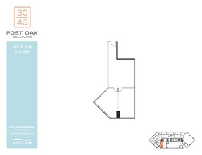 3040 Post Oak Blvd, Houston, TX for lease Floor Plan- Image 1 of 2