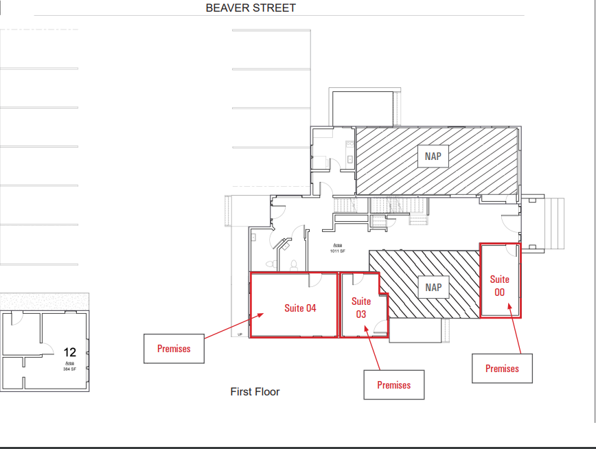 825 College Ave, Santa Rosa, CA for lease Floor Plan- Image 1 of 1