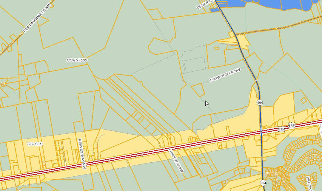 7436 Ocean W hwy, Sunset Beach, NC 28468 48+/ acre on US 17 in