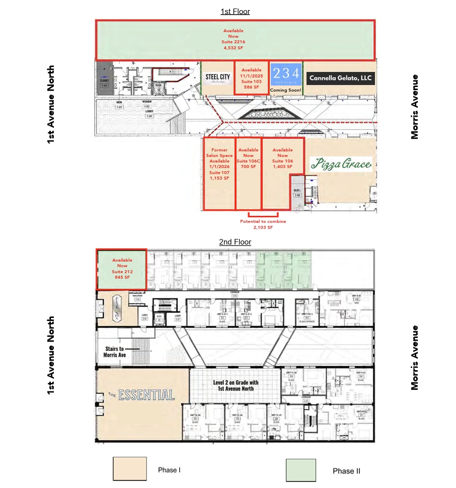 2212 Morris Ave, Birmingham, AL for lease Site Plan- Image 1 of 1