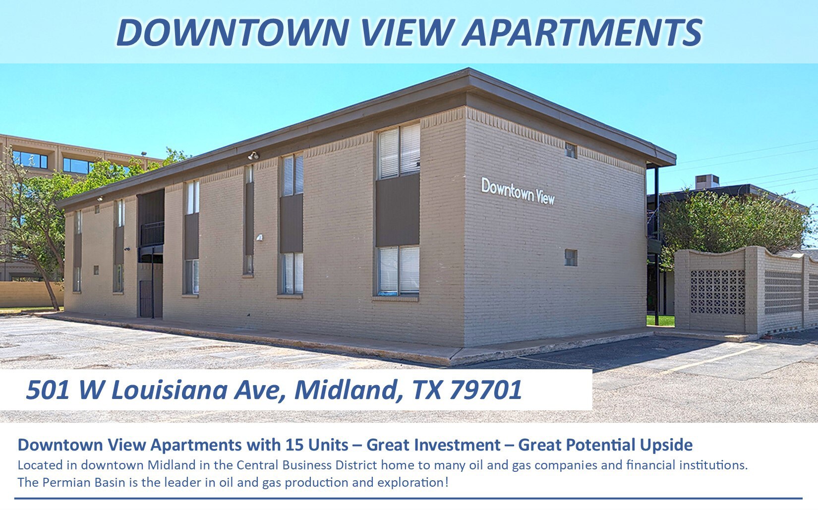 501 W Louisiana St, Midland, TX for sale Building Photo- Image 1 of 1