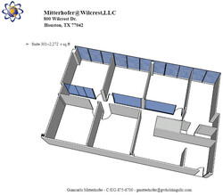 800 Wilcrest Dr, Houston, TX for lease Floor Plan- Image 2 of 2