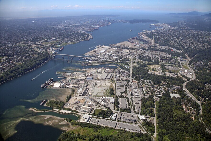 100 Forester St, North Vancouver, BC for lease - Aerial - Image 2 of 3