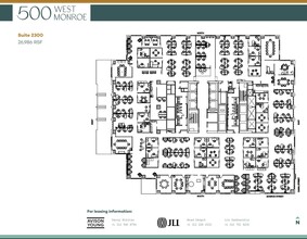 500 West Monroe St, Chicago, IL for lease Floor Plan- Image 1 of 1