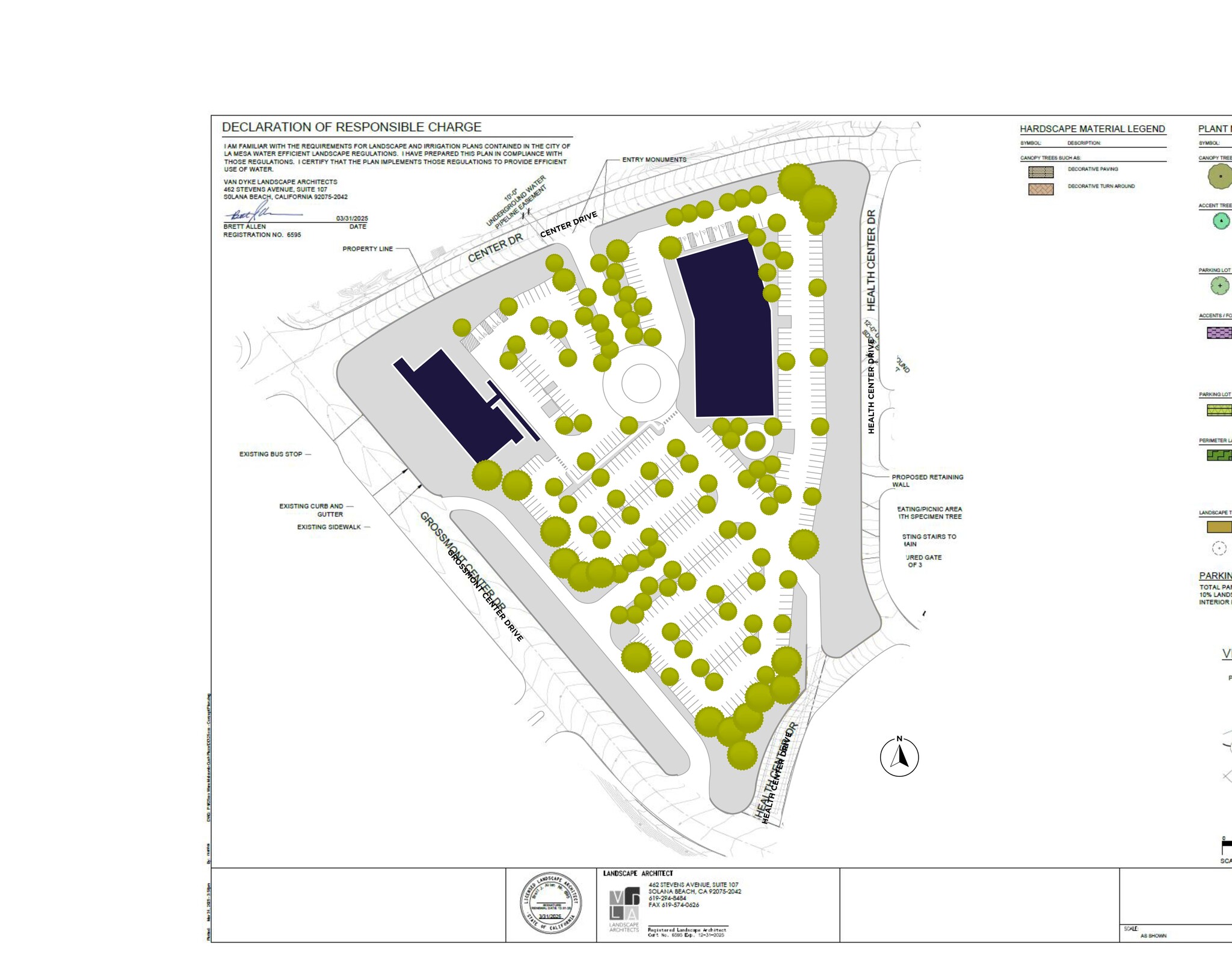 Grossmont Center Dr, La Mesa, CA for lease Site Plan- Image 1 of 1