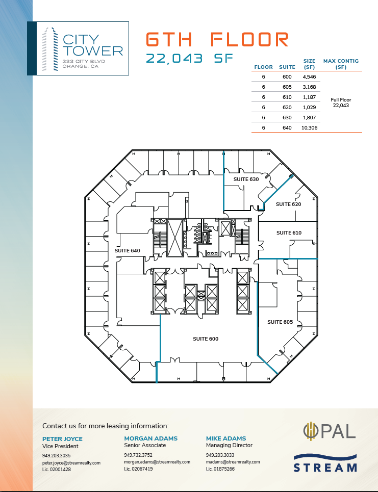 333 City Blvd W, Orange, CA for lease Floor Plan- Image 1 of 1