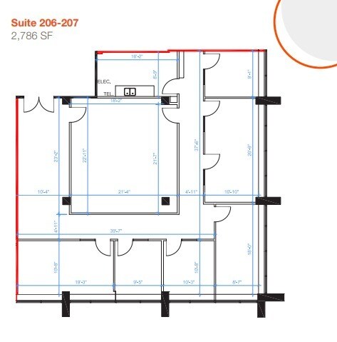 885 Don Mills Rd, Toronto, ON for lease Floor Plan- Image 1 of 1