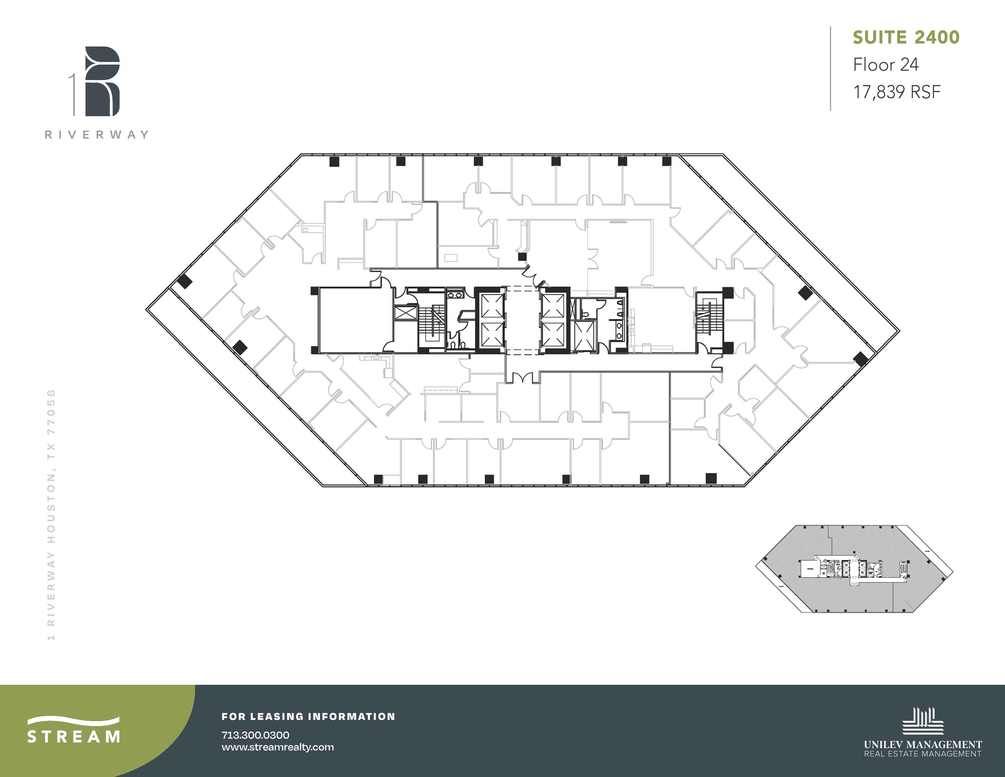 1 Riverway, Houston, TX for lease Floor Plan- Image 1 of 1