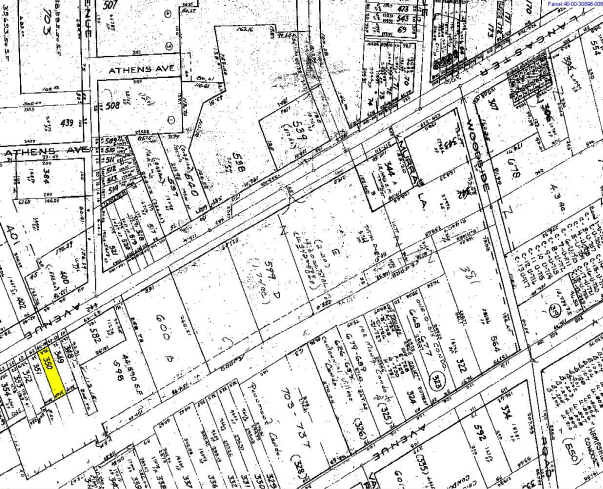 39-41 W Lancaster Ave, Ardmore, PA for sale - Plat Map - Image 2 of 5