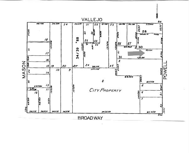 1443-1449 Powell St, San Francisco, CA for sale - Plat Map - Image 2 of 8
