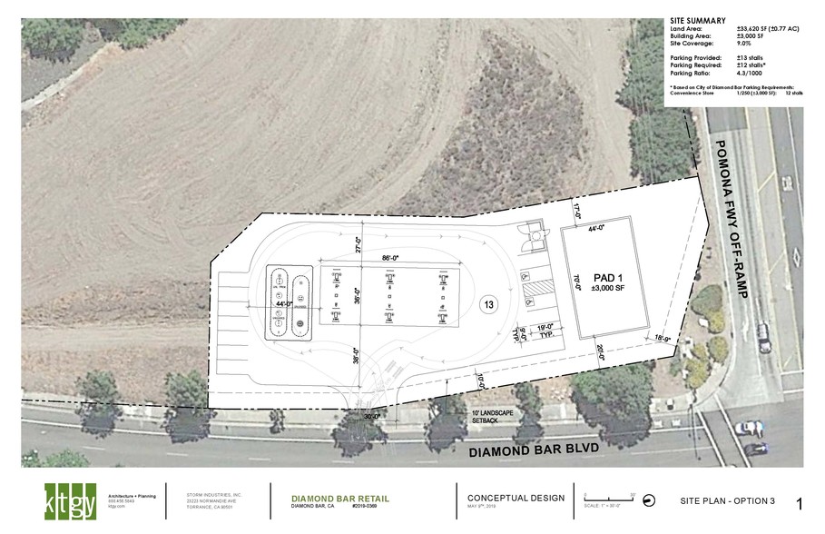 350 N Diamond Bar Blvd, Diamond Bar, CA for lease - Site Plan - Image 2 of 4