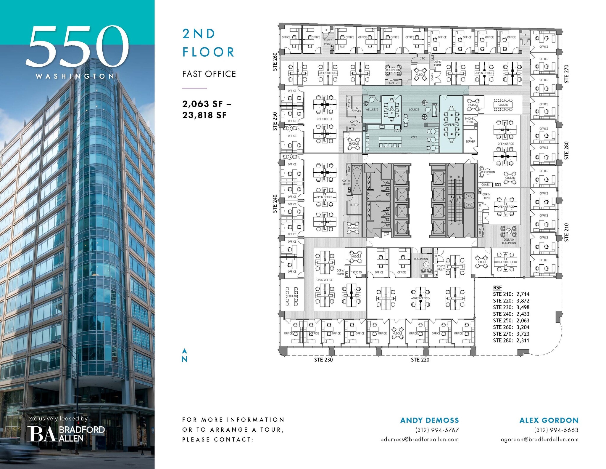 550 W Washington Blvd, Chicago, IL for lease Floor Plan- Image 1 of 1