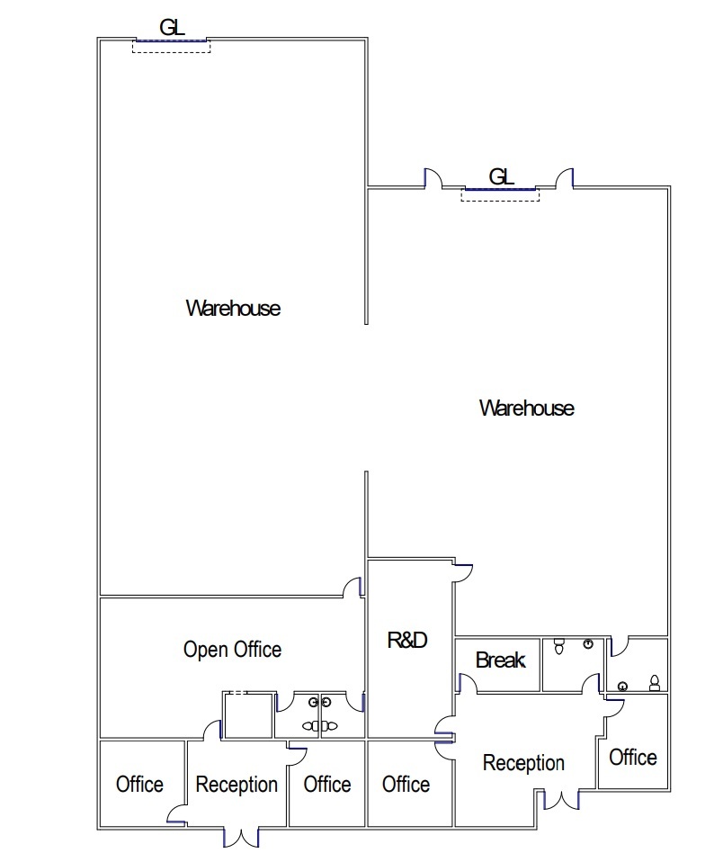 8360 Camino Santa Fe, San Diego, CA for lease Floor Plan- Image 1 of 1