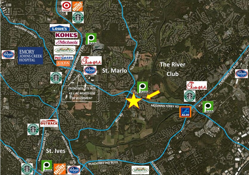 7895 McGinnis Ferry Rd, Johns Creek, GA for sale - Building Photo - Image 1 of 3