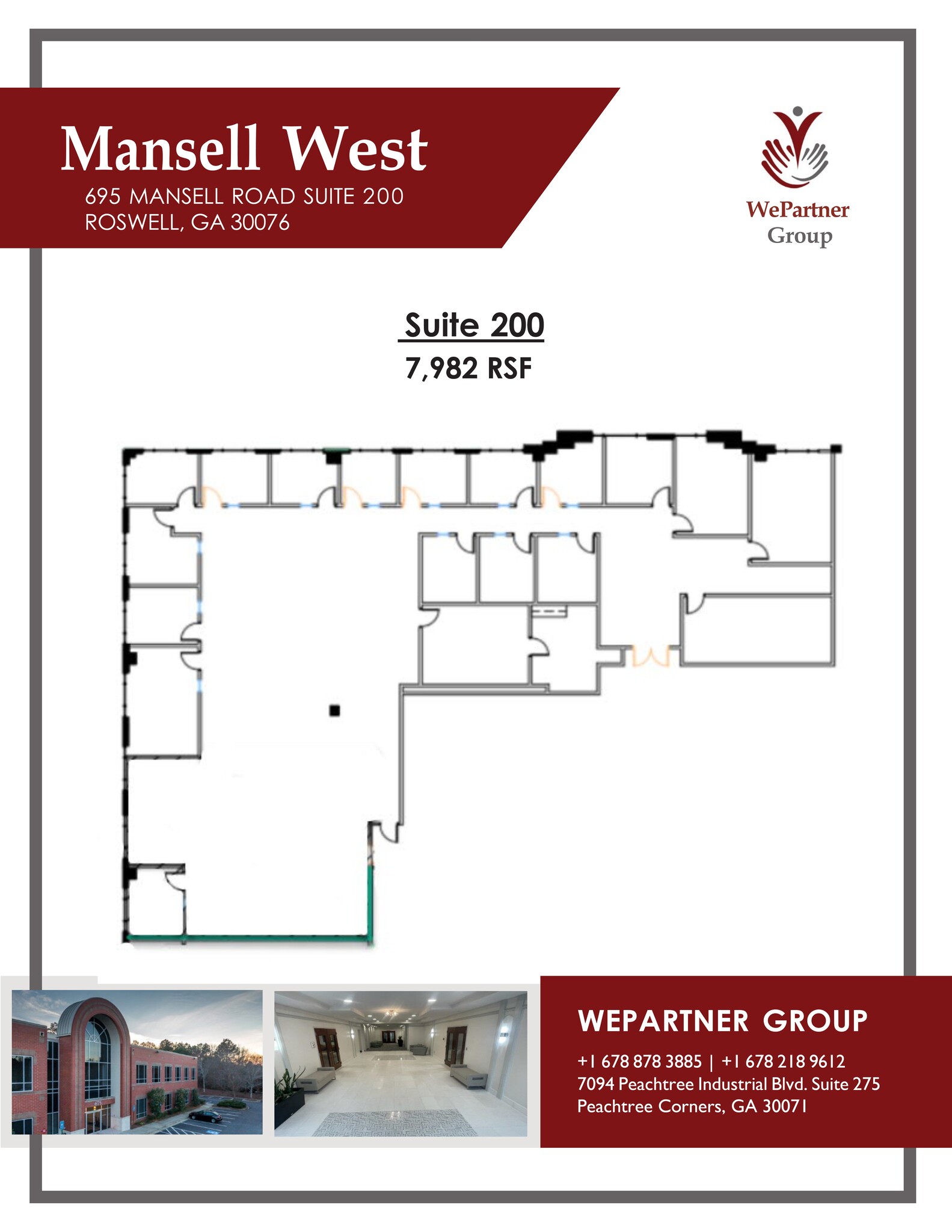 695 Mansell Rd, Roswell, GA for lease Site Plan- Image 1 of 12