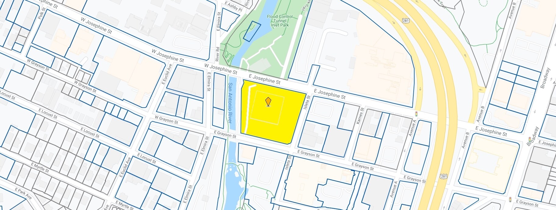 102 E Josephine St, San Antonio, TX for sale Plat Map- Image 1 of 1