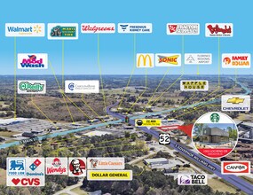 Starbucks, Darlington, SC - AERIAL map view