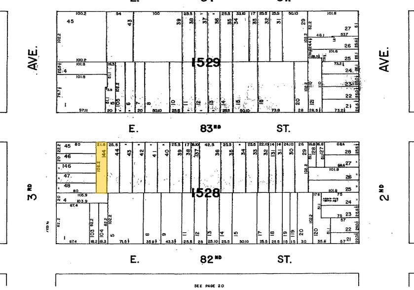 204 E 83rd St, New York, NY for lease - Plat Map - Image 3 of 3