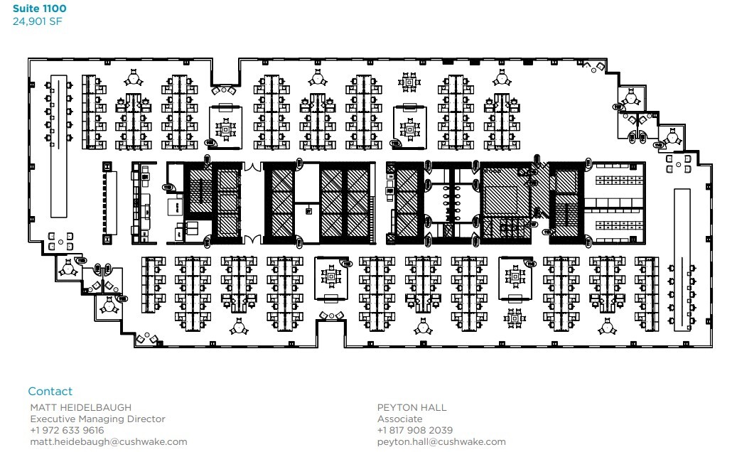 1999 Bryan St, Dallas, TX for lease Floor Plan- Image 1 of 1