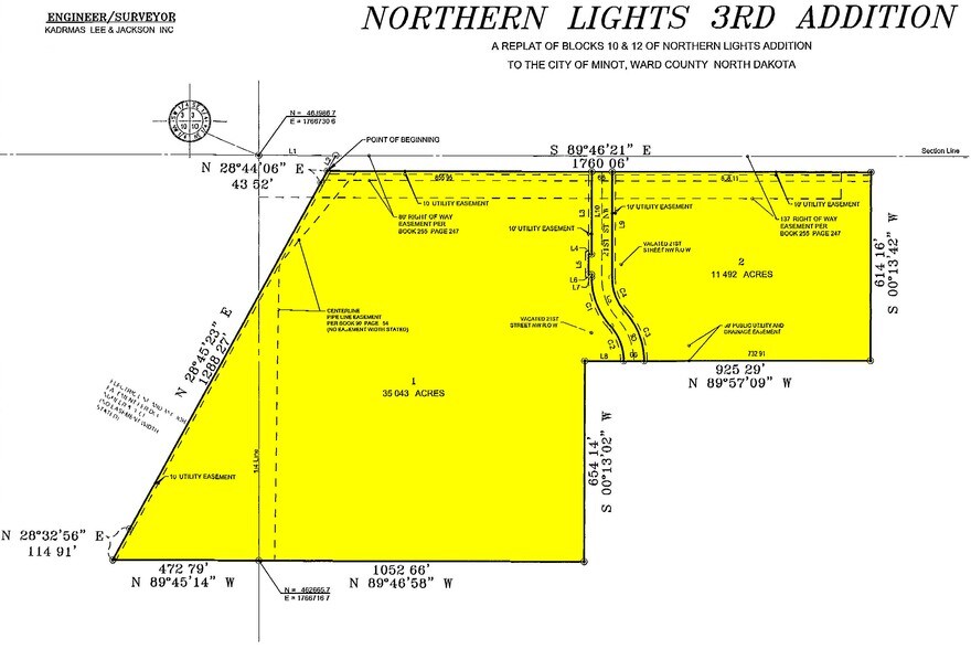 Northern Lights Addn portfolio of 5 properties for sale on LoopNet.com - Plat Map - Image 3 of 3