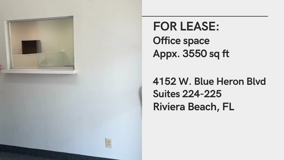 4152-4230 Blue Heron Blvd W, Riviera Beach, FL for lease - Commercial Listing Video - Image 3 of 9