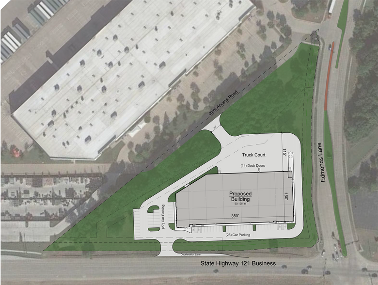 2701 S State Highway 121 Business, Lewisville, TX for lease - Site Plan - Image 3 of 3