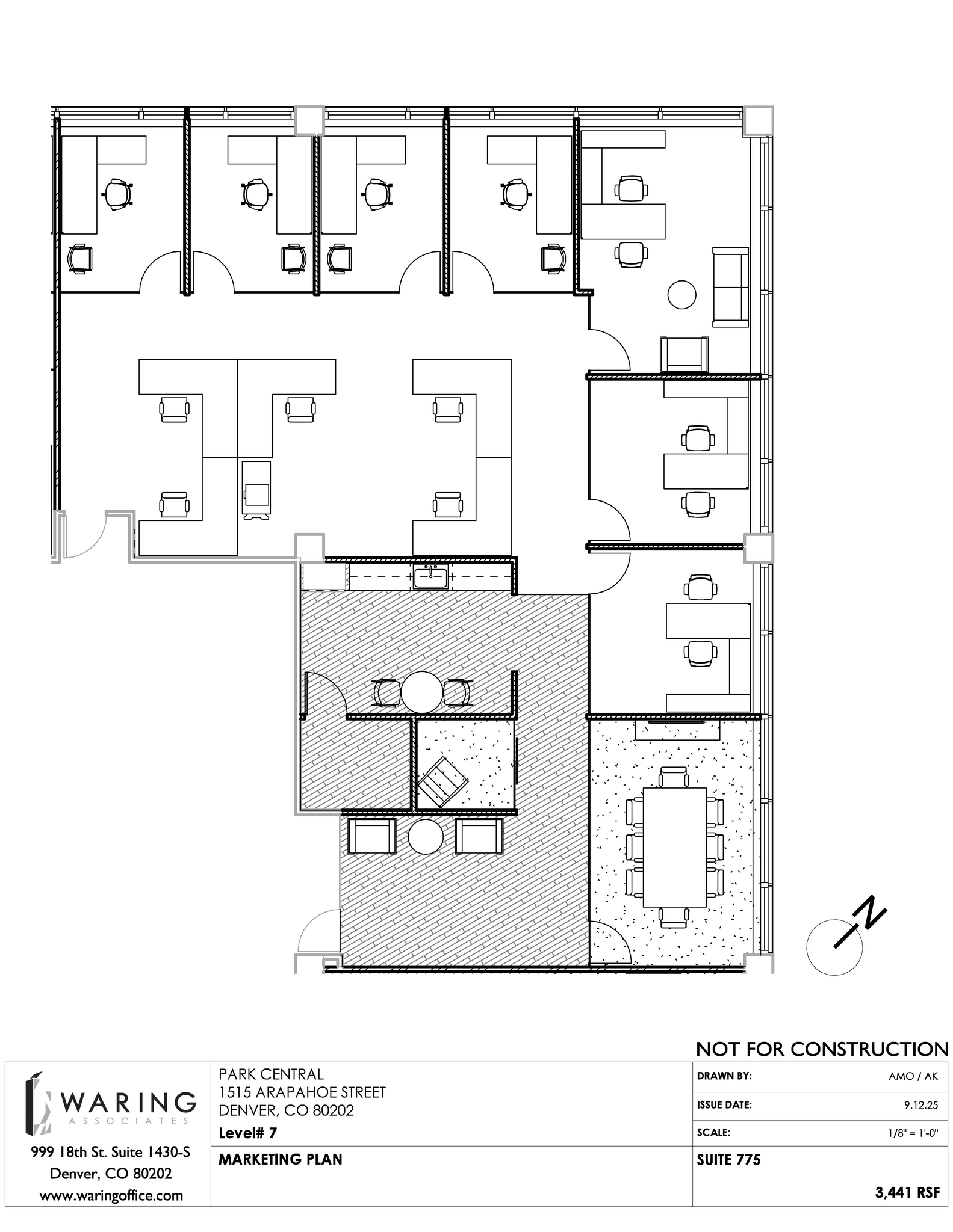 1515 Arapahoe St, Denver, CO for lease Floor Plan- Image 1 of 1