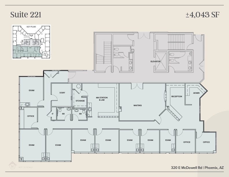320 E McDowell Rd, Phoenix, AZ for lease Floor Plan- Image 1 of 2