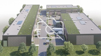 Trappes, YVE - AERIAL  map view