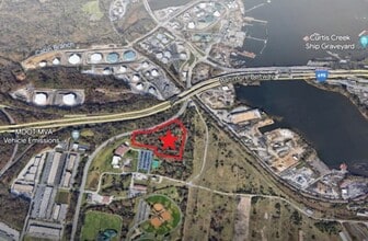 East Ordnance Rd, Glen Burnie, MD - AERIAL map view