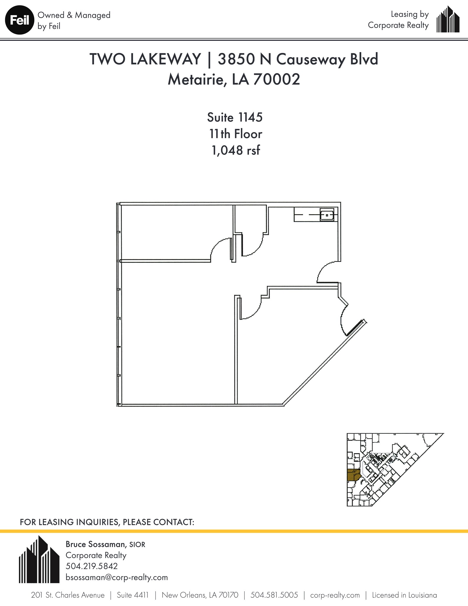 3900 N Causeway Blvd, Metairie, LA for lease Site Plan- Image 1 of 1