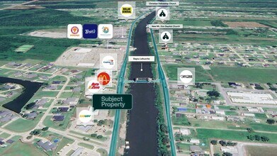 14036 W Main St, Cut Off, LA - AERIAL  map view