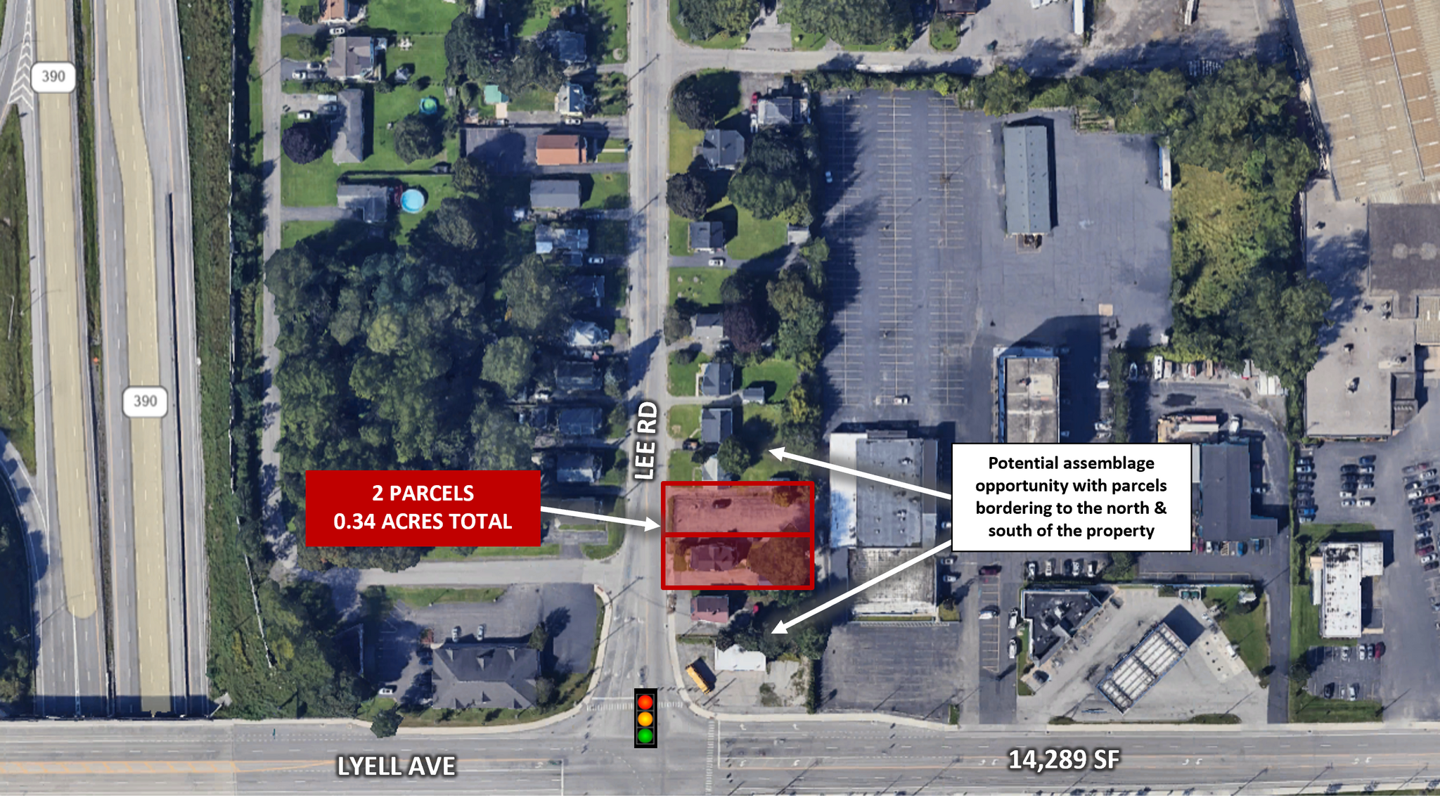 24 Lee Rd, Rochester, NY for sale Aerial- Image 1 of 3