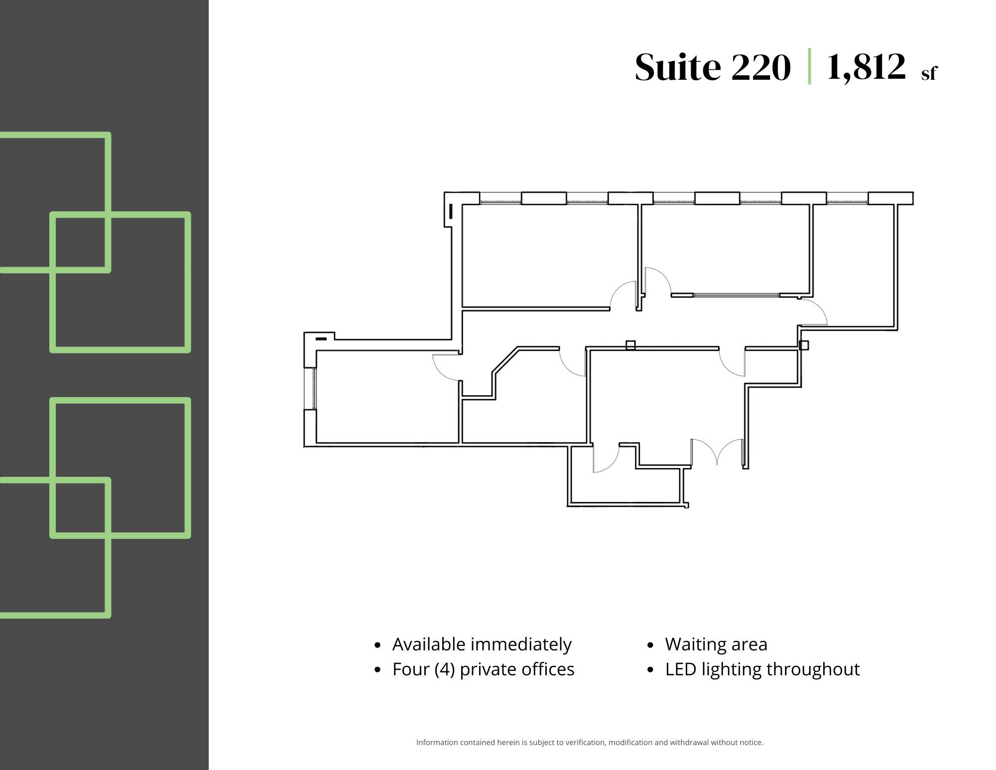 1550 Spring Rd, Oak Brook, IL for lease Floor Plan- Image 1 of 1
