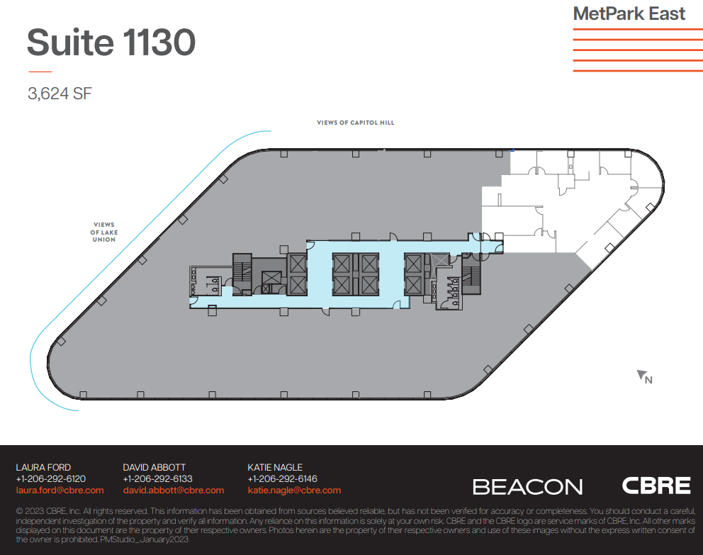 1100 Olive Way, Seattle, WA for lease Floor Plan- Image 1 of 1