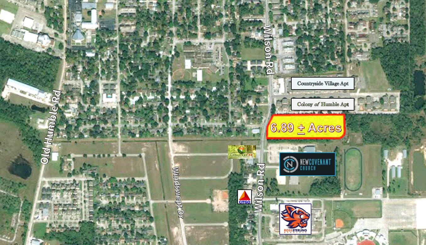 901 Wilson Rd, Humble, TX for sale Aerial- Image 1 of 1