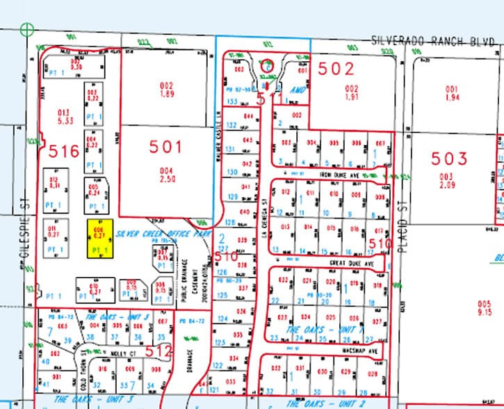 9816 Gilespie St, Las Vegas, NV for sale - Plat Map - Image 3 of 3