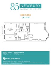 85 Newbury St, Boston, MA for lease Floor Plan- Image 1 of 6