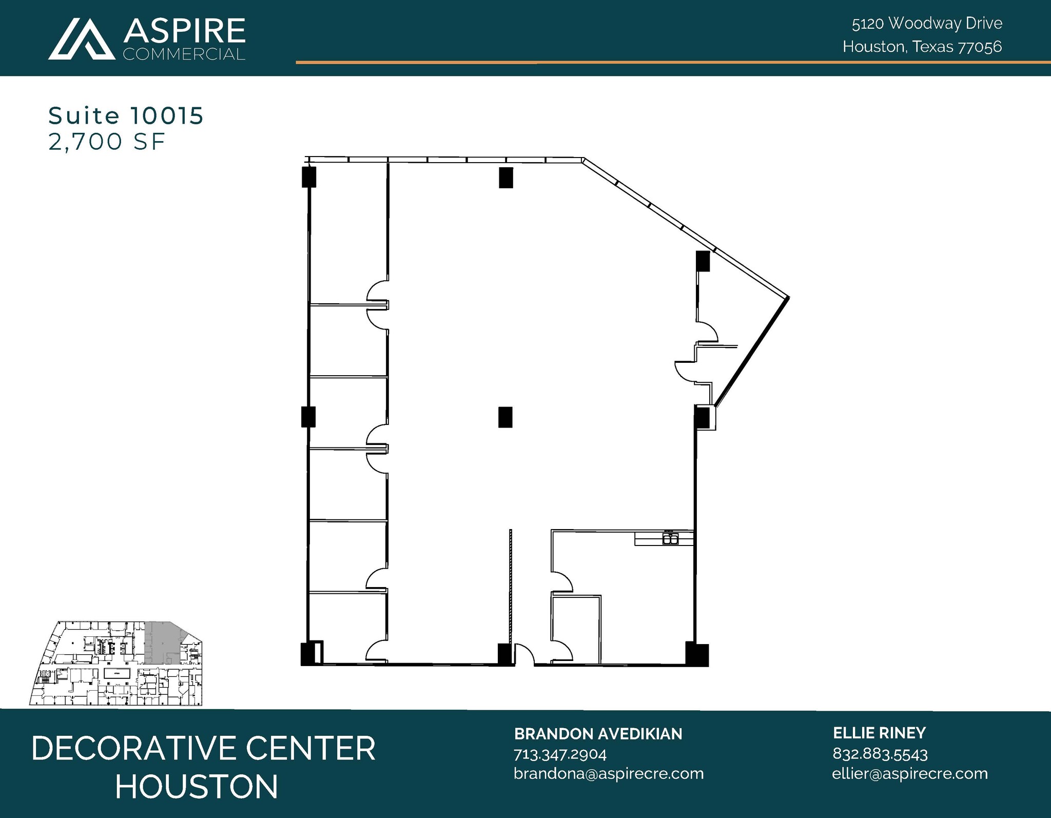 5120 Woodway Dr, Houston, TX for lease Floor Plan- Image 1 of 1