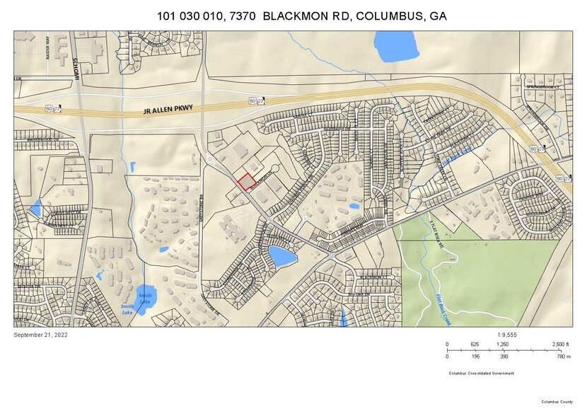 7370 Blackmon Rd, Columbus, GA for sale - Plat Map - Image 3 of 4