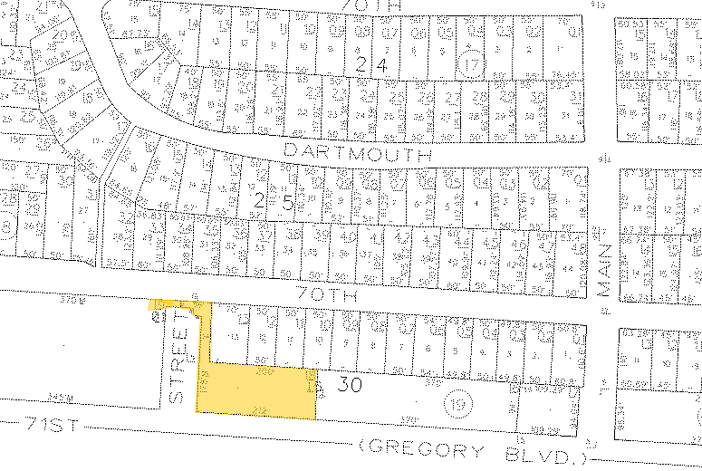 114 W Gregory Blvd, Kansas City, MO for sale - Plat Map - Image 2 of 2