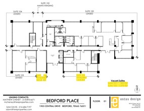 1903 Central Dr, Bedford, TX for lease Floor Plan- Image 1 of 1