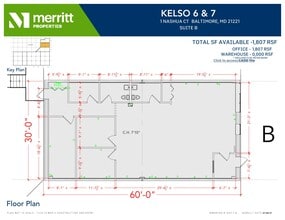 8841-8867 Kelso Dr, Essex, MD for lease Floor Plan- Image 1 of 1