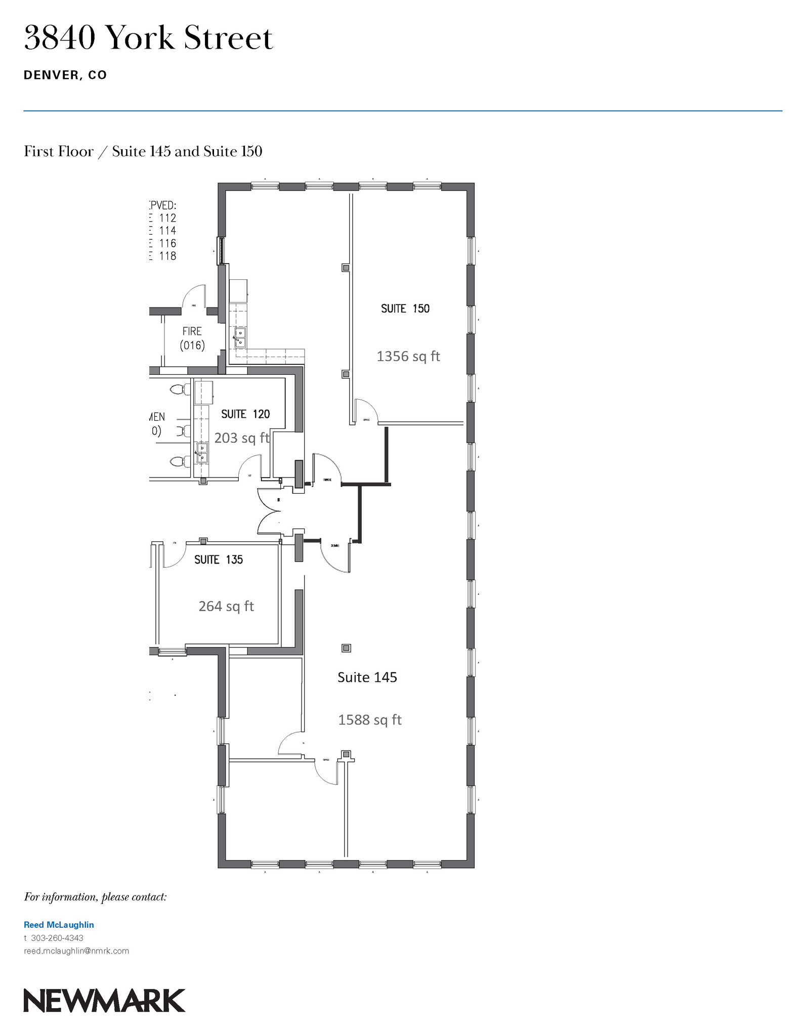 3840 York St, Denver, CO for lease Floor Plan- Image 1 of 1