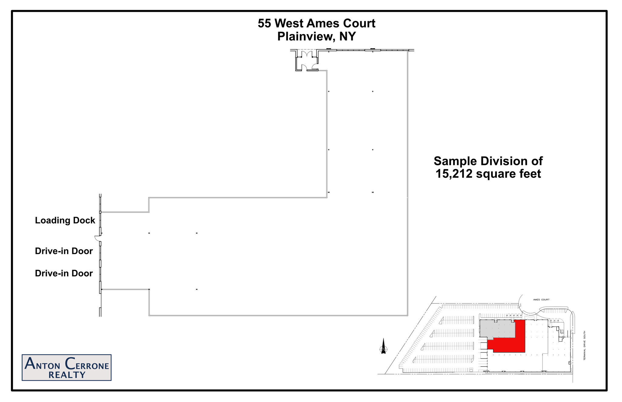 55 W Ames Ct, Plainview, NY for lease Floor Plan- Image 1 of 1