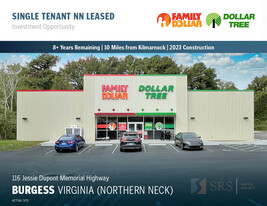 NN Family Dollar Tree | Burgess, VA - Parking Garage