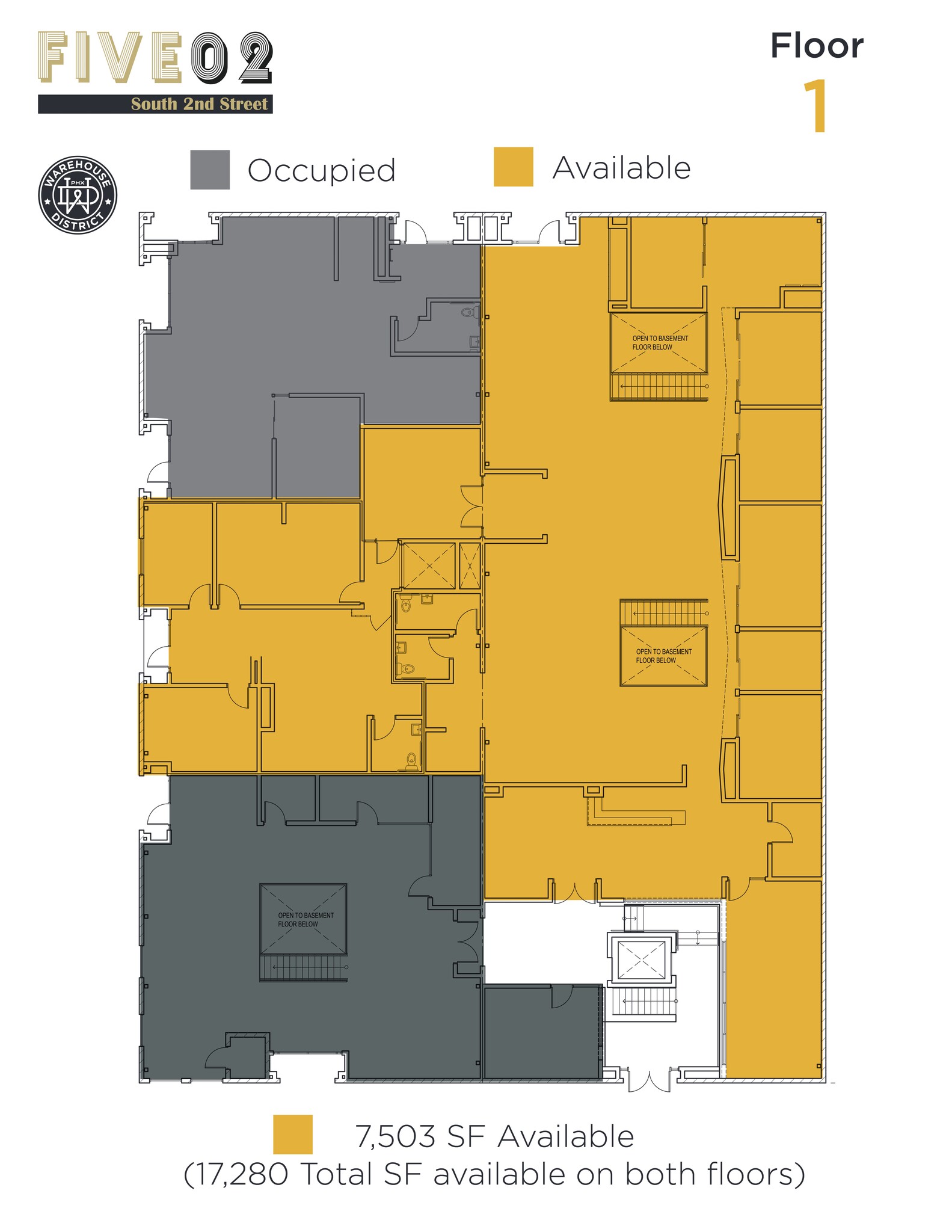 502 S 2nd St, Phoenix, AZ for lease Site Plan- Image 1 of 1