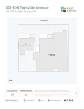 102-108 Yorkville Ave, Toronto, ON for lease Site Plan- Image 1 of 1